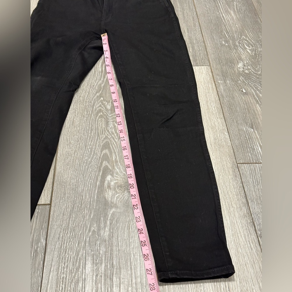 Madewell 10” High-Rise Skinny Jeans in Black Frost - Picture 10 of 12